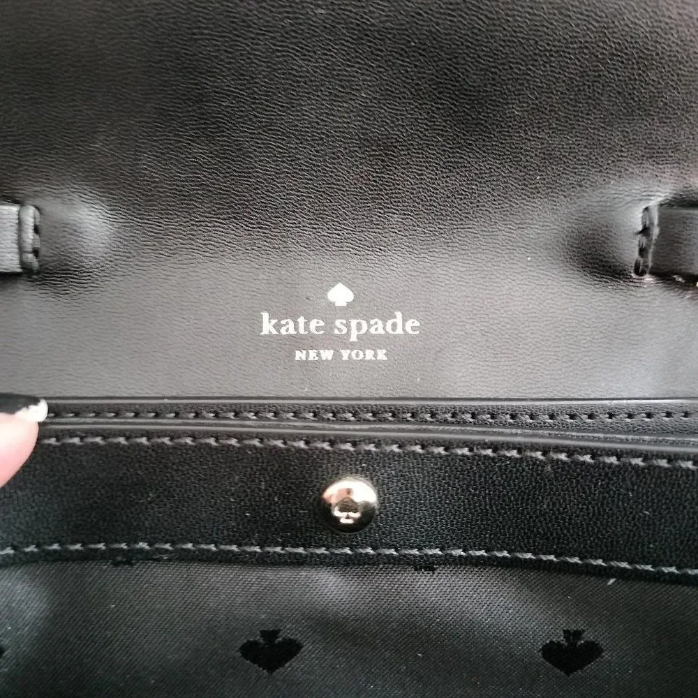 Kate Spade Crossbody Wallet Purse Black